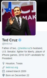 Ted Cruz Profile Pic and Bio