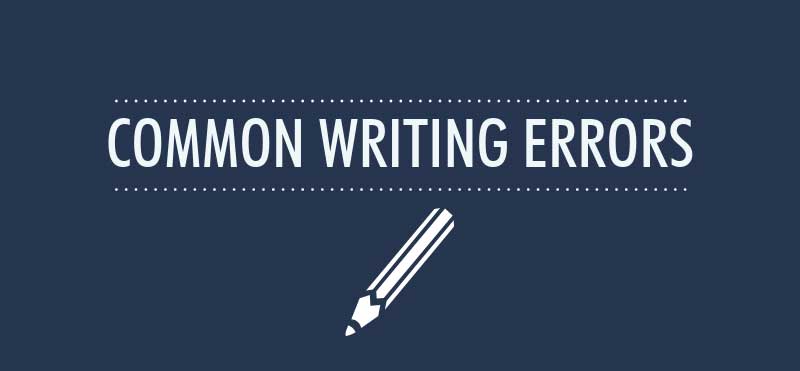Common Writing Errors